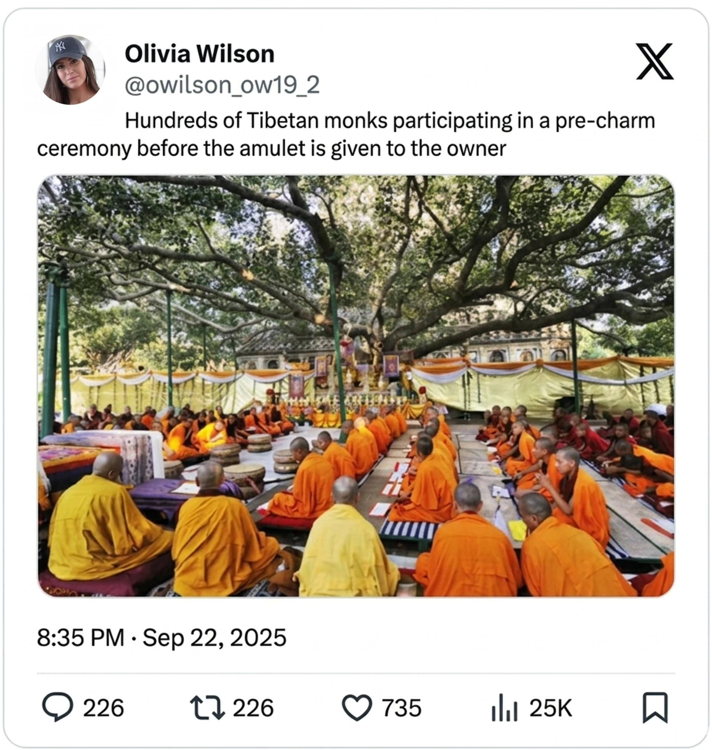 Tibetan monks ceremony